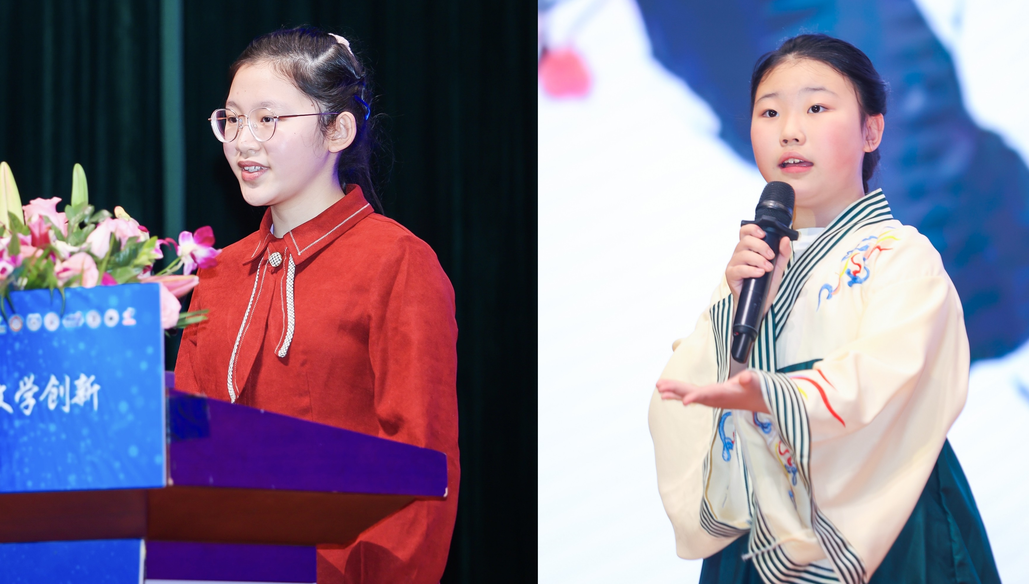 獲獎代表李睿頤、張文瑄帶來了精彩的表演
